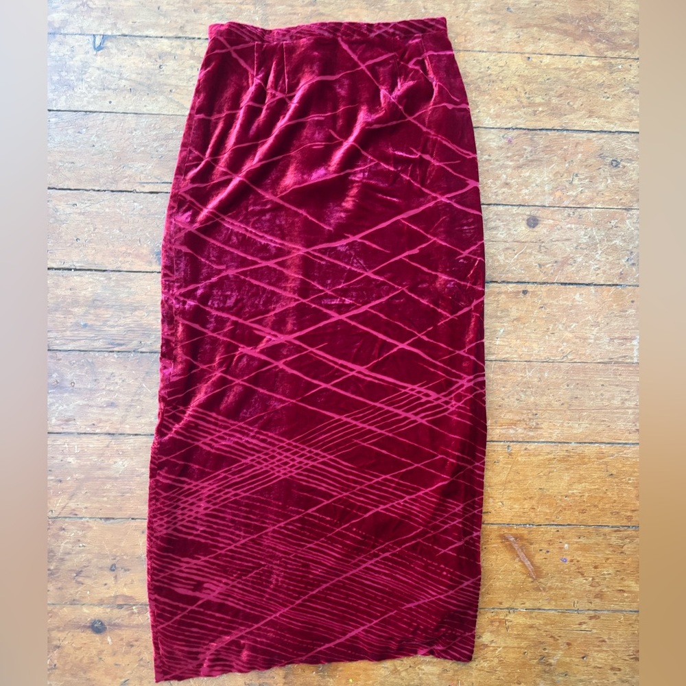 Vintage velvet skirt
